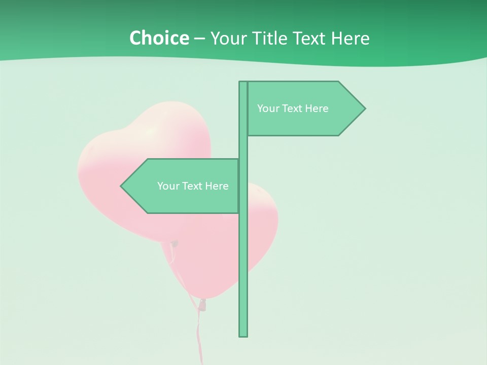 Wish Heart Light PowerPoint Template