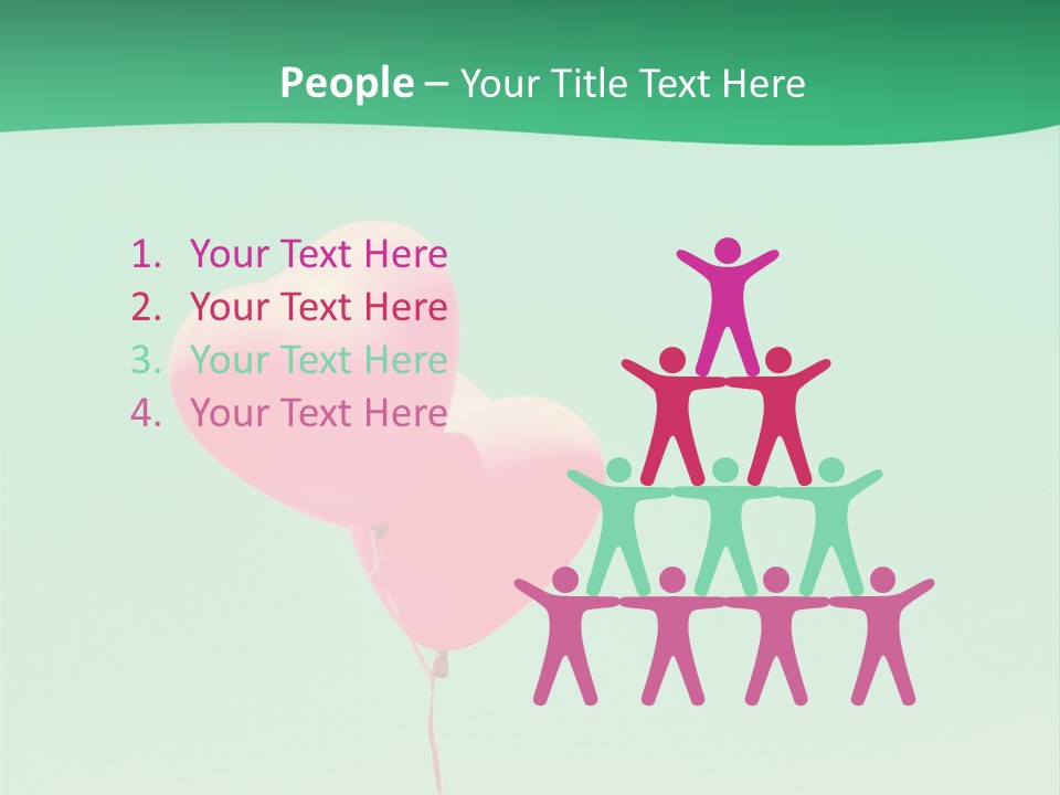 Wish Heart Light PowerPoint Template