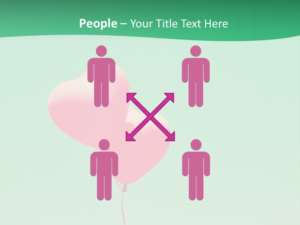 Wish Heart Light PowerPoint Template