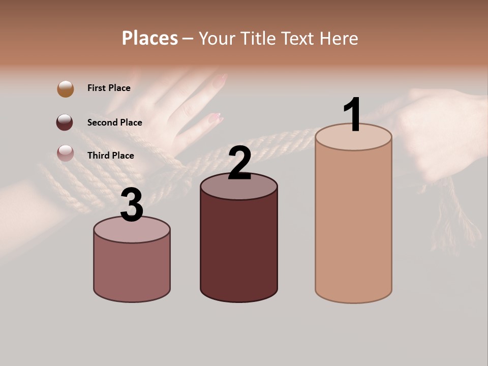 Knot Prisoner Bonding PowerPoint Template