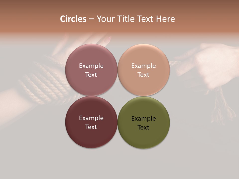 Knot Prisoner Bonding PowerPoint Template