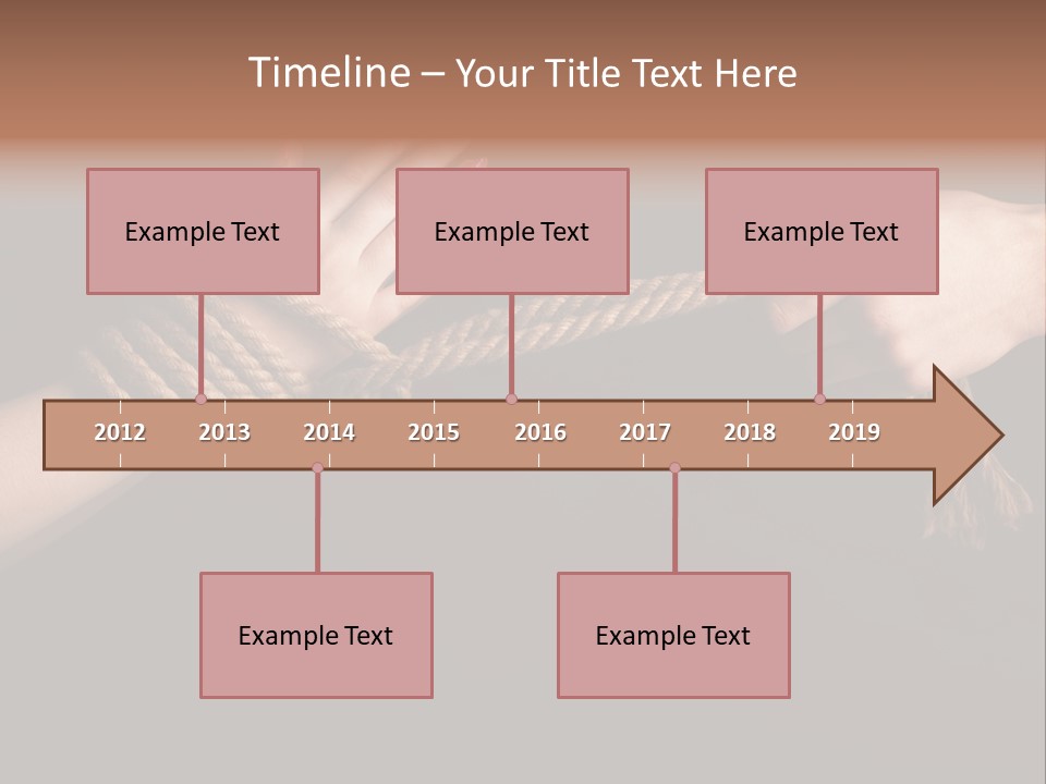 Knot Prisoner Bonding PowerPoint Template