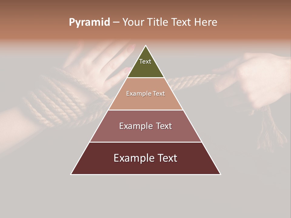 Knot Prisoner Bonding PowerPoint Template