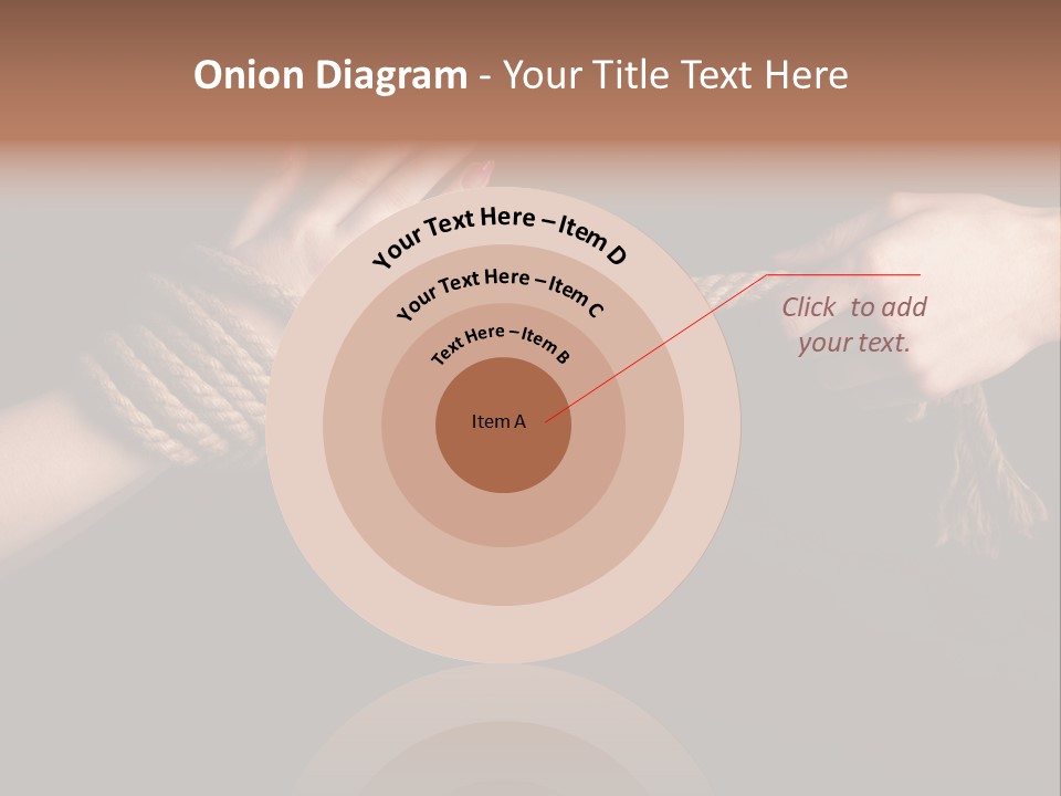 Knot Prisoner Bonding PowerPoint Template