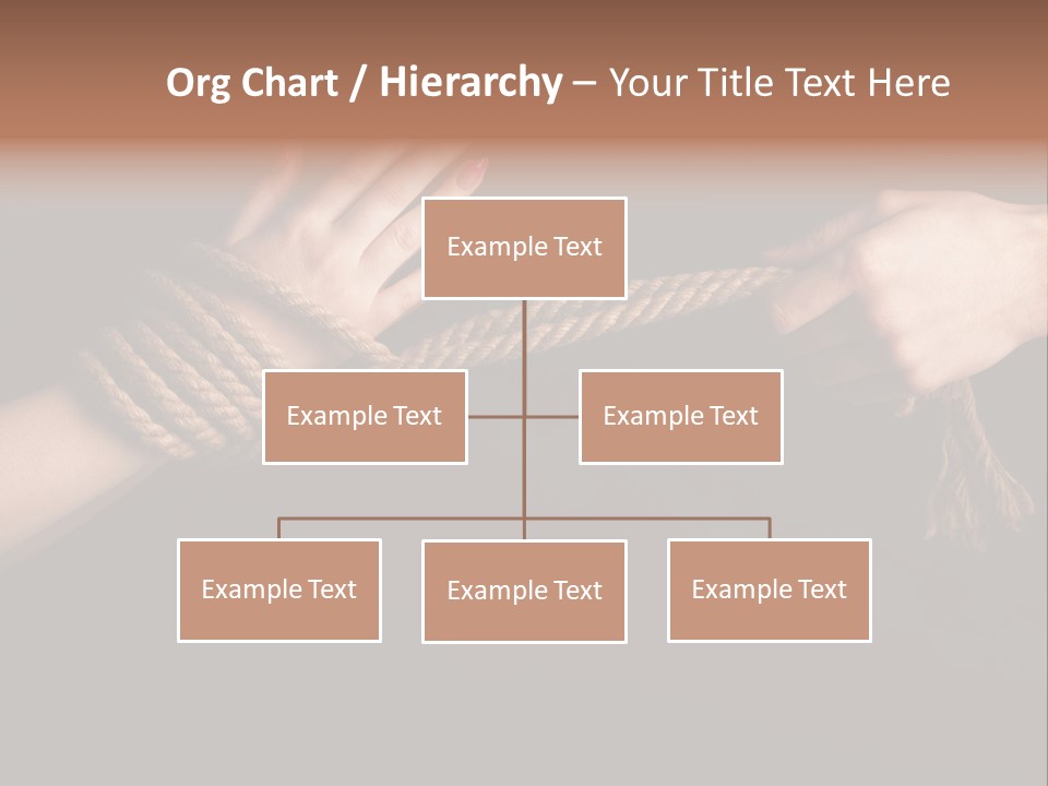 Knot Prisoner Bonding PowerPoint Template