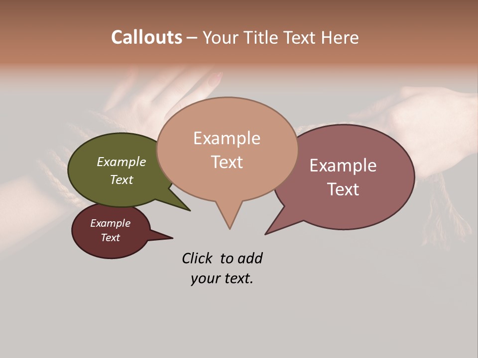 Knot Prisoner Bonding PowerPoint Template