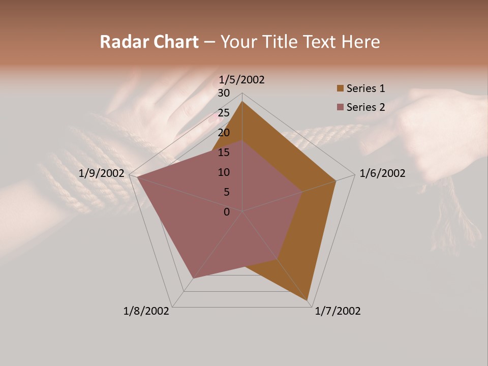 Knot Prisoner Bonding PowerPoint Template