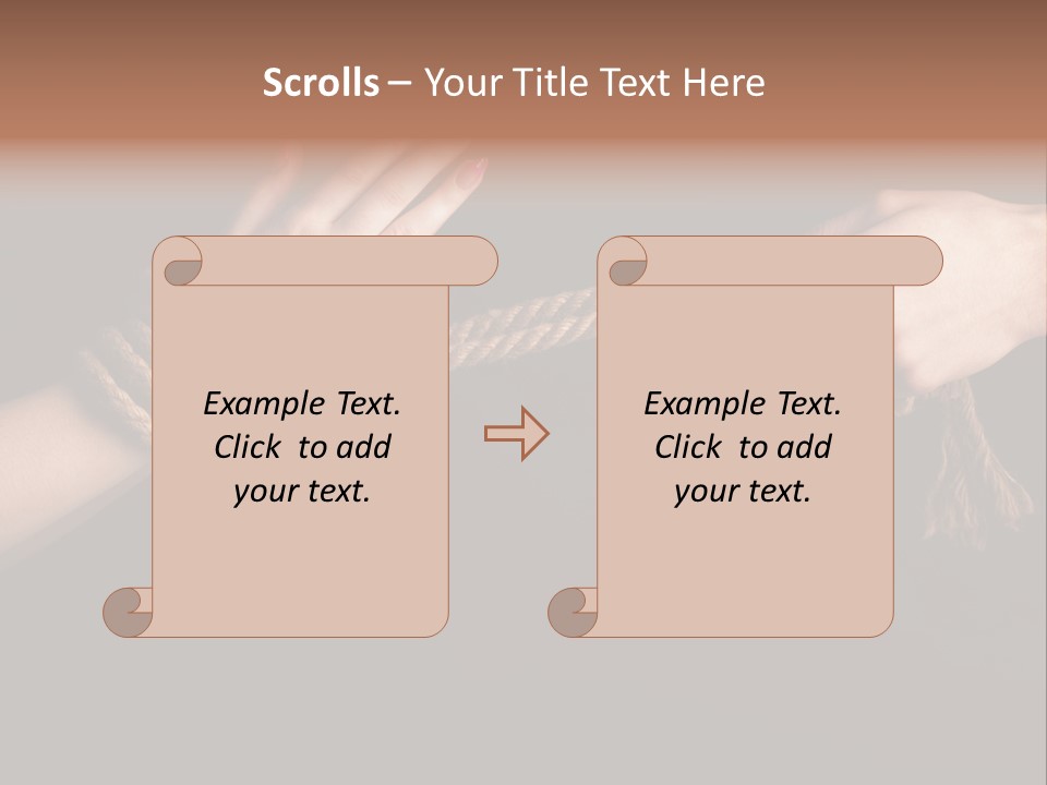 Knot Prisoner Bonding PowerPoint Template