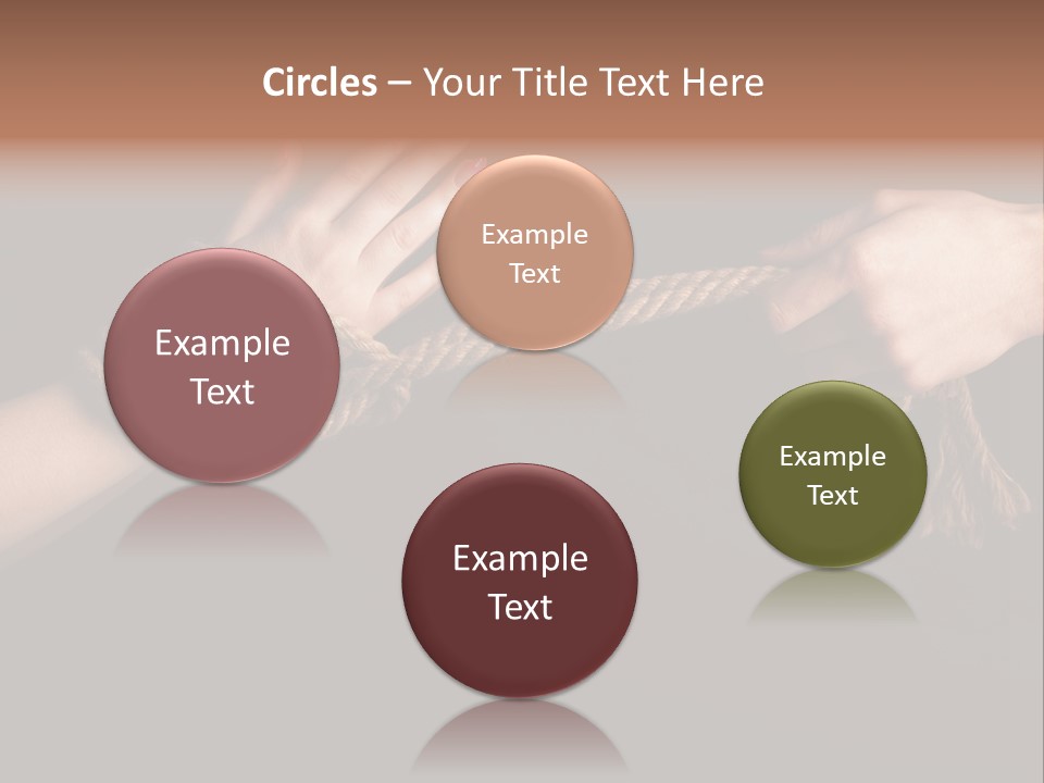 Knot Prisoner Bonding PowerPoint Template