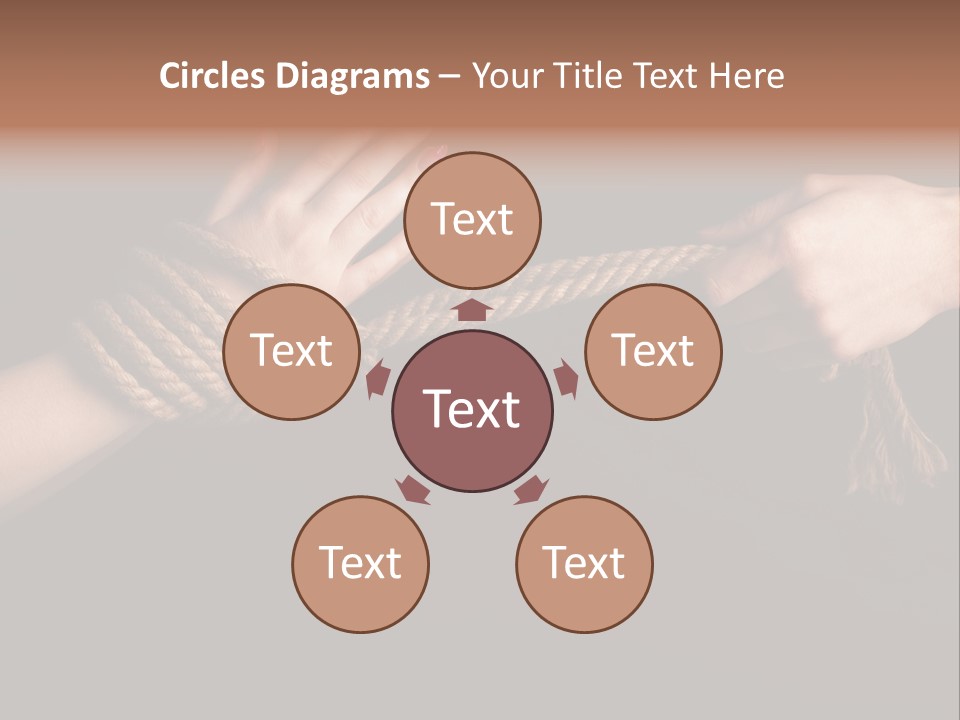 Knot Prisoner Bonding PowerPoint Template