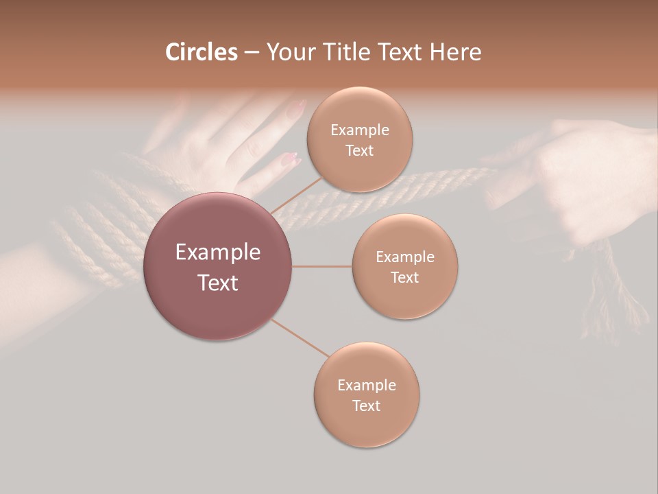 Knot Prisoner Bonding PowerPoint Template