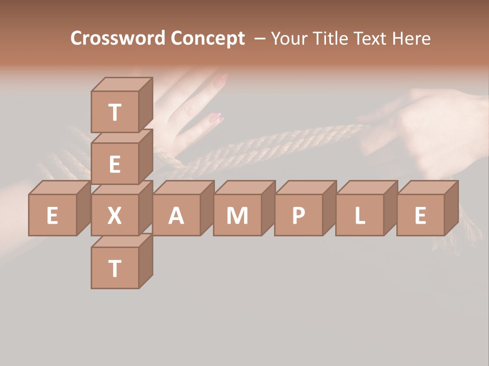 Knot Prisoner Bonding PowerPoint Template