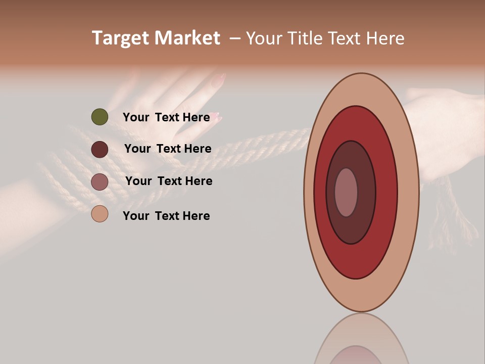 Knot Prisoner Bonding PowerPoint Template