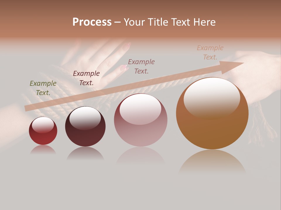 Knot Prisoner Bonding PowerPoint Template