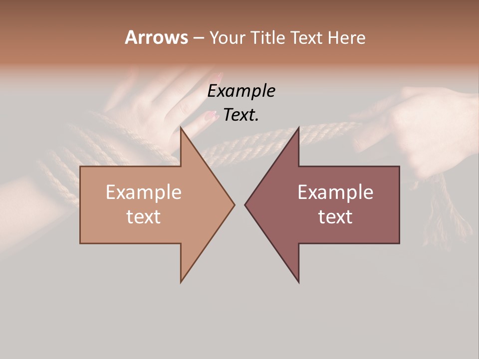 Knot Prisoner Bonding PowerPoint Template