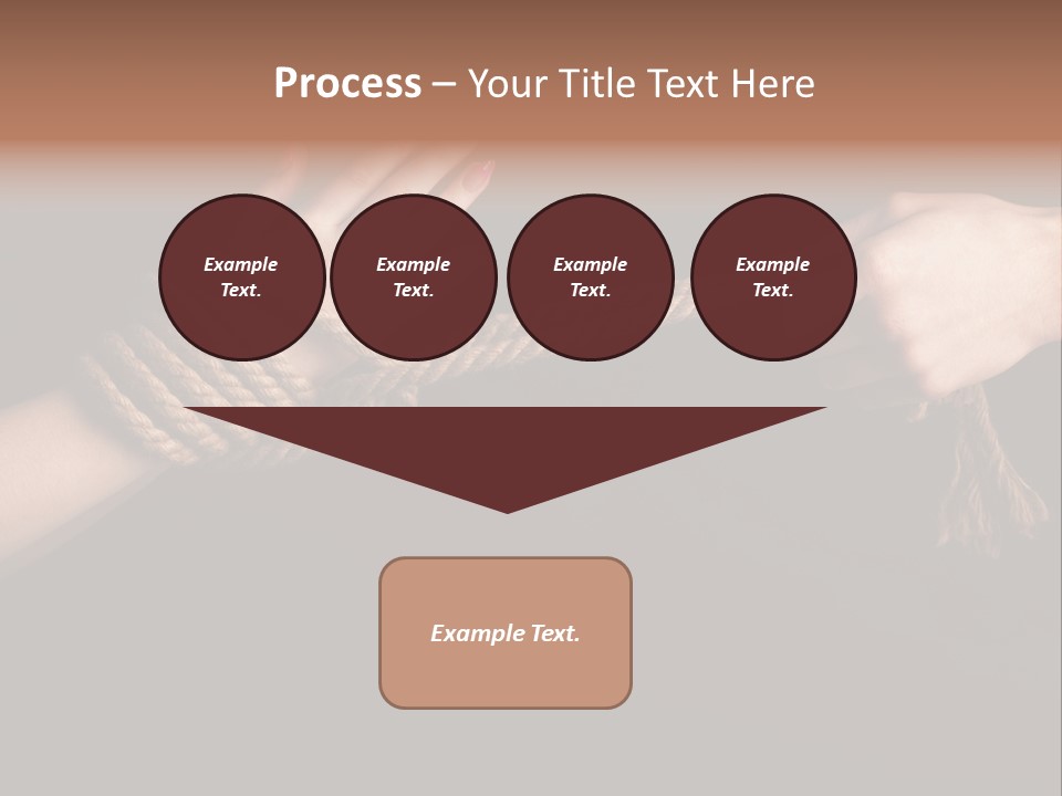 Knot Prisoner Bonding PowerPoint Template