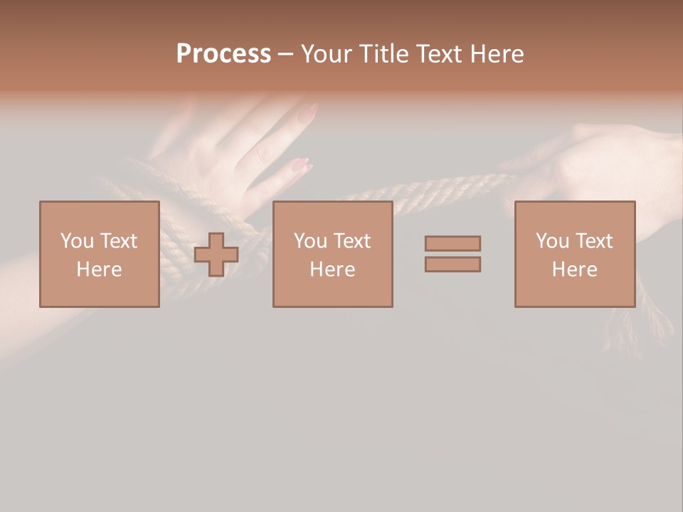 Knot Prisoner Bonding PowerPoint Template
