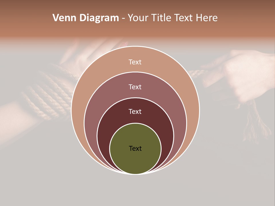 Knot Prisoner Bonding PowerPoint Template