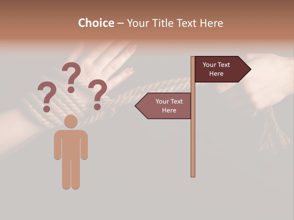 Knot Prisoner Bonding PowerPoint Template