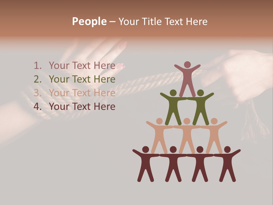 Knot Prisoner Bonding PowerPoint Template