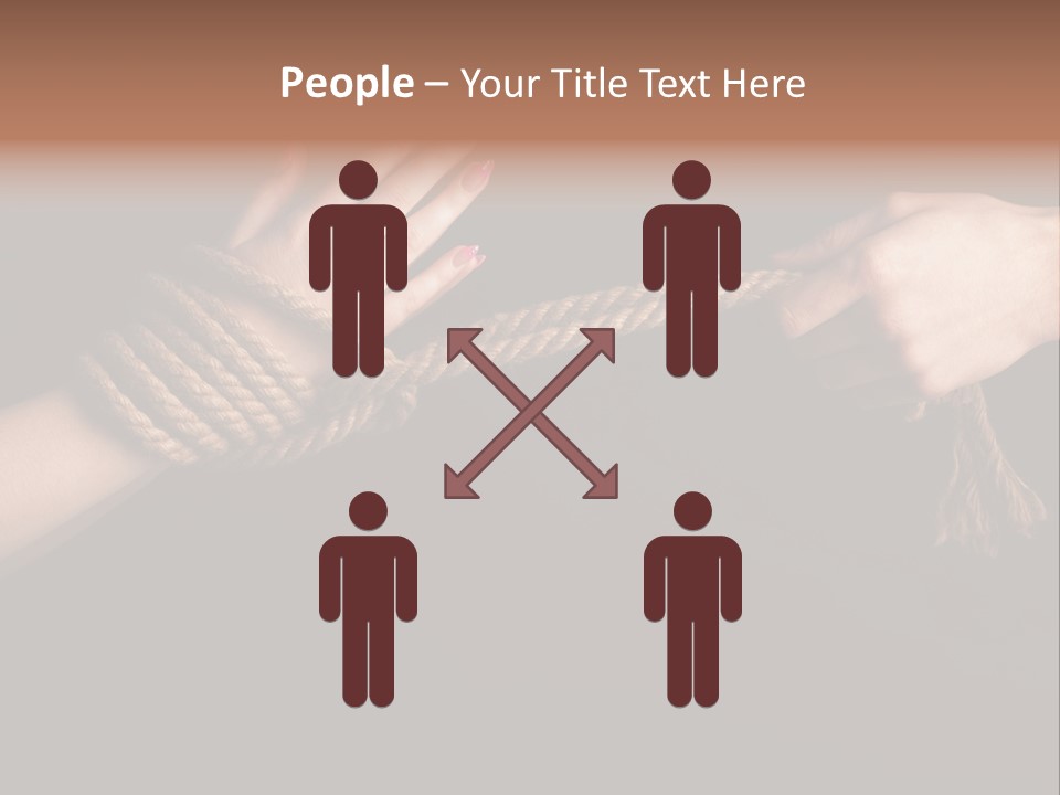 Knot Prisoner Bonding PowerPoint Template