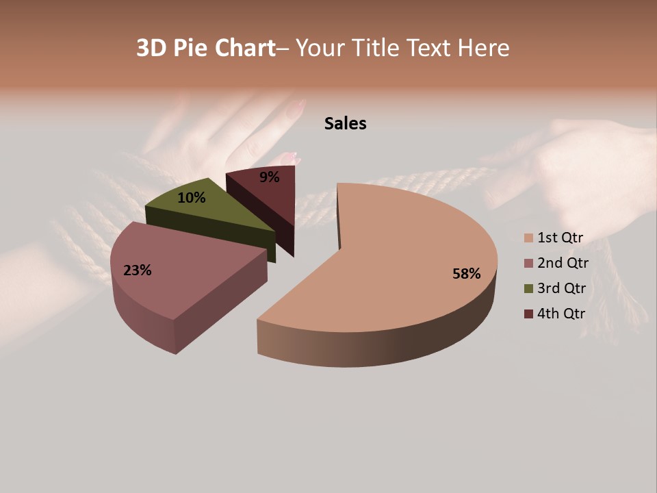 Knot Prisoner Bonding PowerPoint Template
