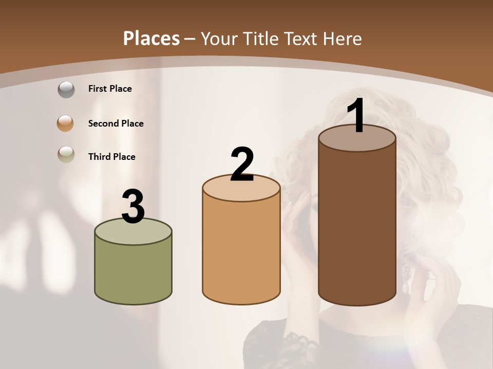 Pretty Portrait Sensuality PowerPoint Template