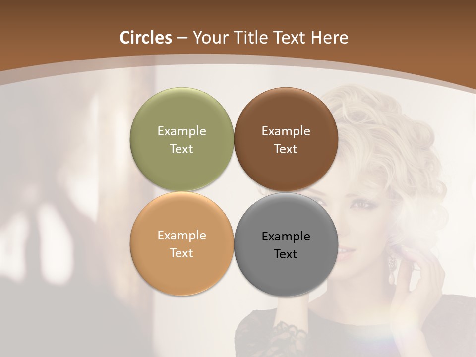 Pretty Portrait Sensuality PowerPoint Template