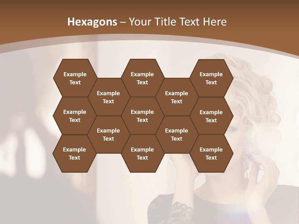 Pretty Portrait Sensuality PowerPoint Template