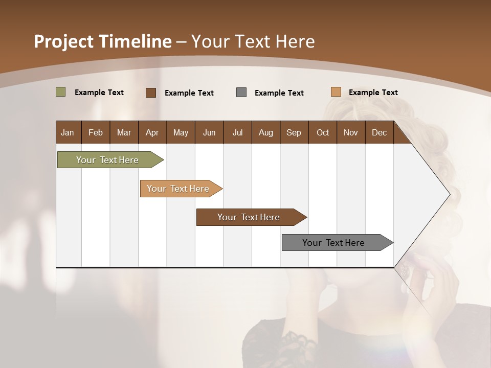 Pretty Portrait Sensuality PowerPoint Template