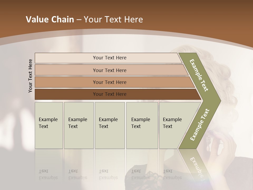 Pretty Portrait Sensuality PowerPoint Template