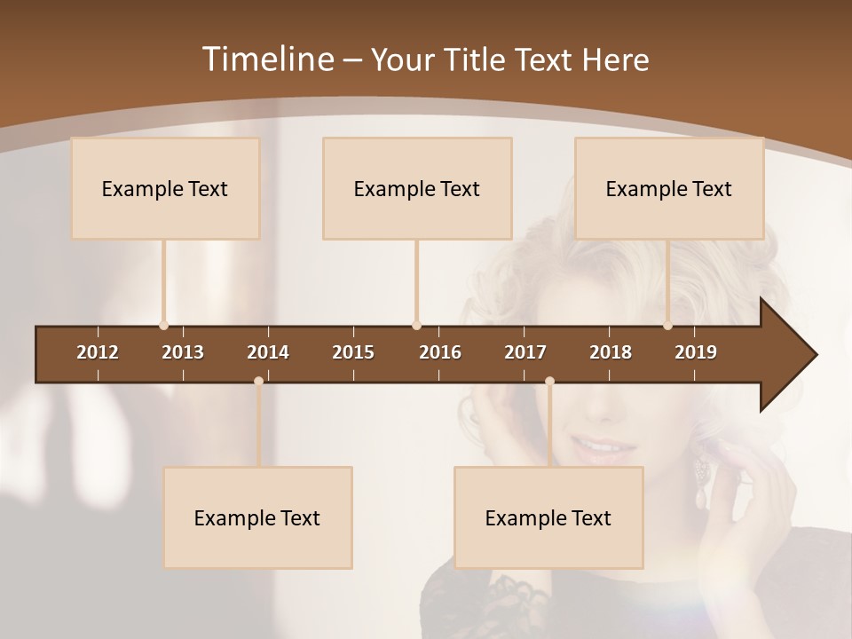 Pretty Portrait Sensuality PowerPoint Template