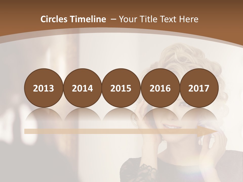 Pretty Portrait Sensuality PowerPoint Template