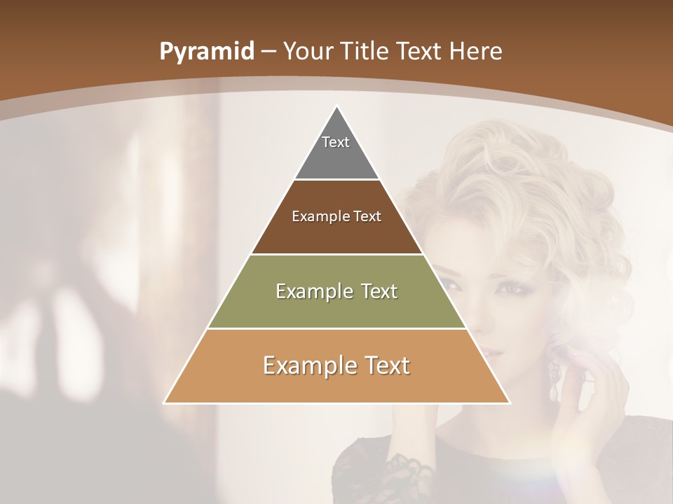 Pretty Portrait Sensuality PowerPoint Template