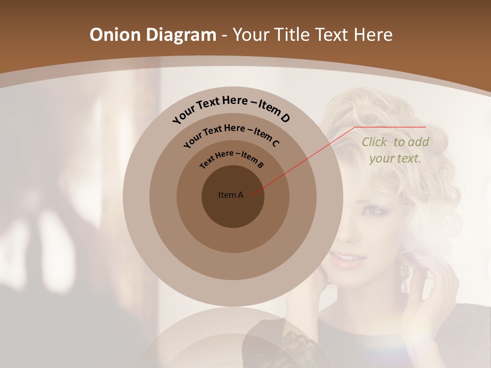 Pretty Portrait Sensuality PowerPoint Template