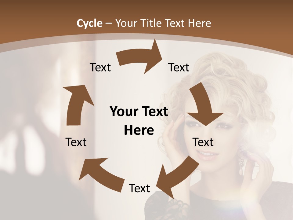 Pretty Portrait Sensuality PowerPoint Template