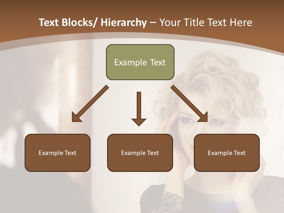 Pretty Portrait Sensuality PowerPoint Template