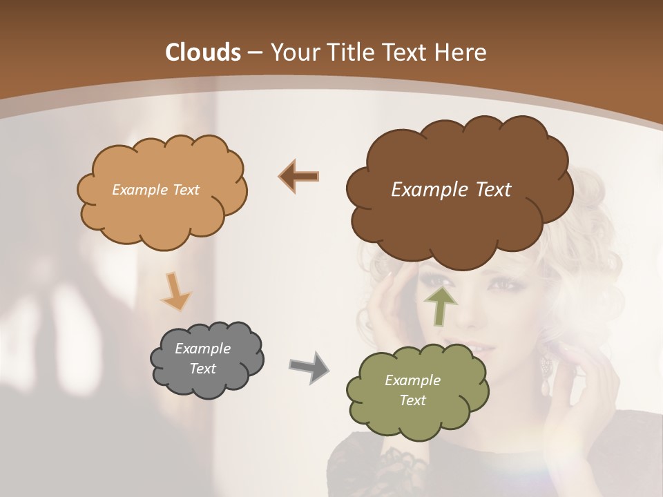 Pretty Portrait Sensuality PowerPoint Template