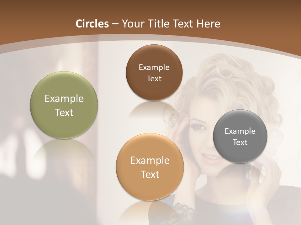 Pretty Portrait Sensuality PowerPoint Template
