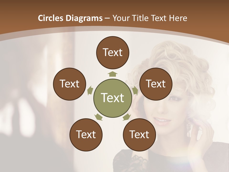 Pretty Portrait Sensuality PowerPoint Template