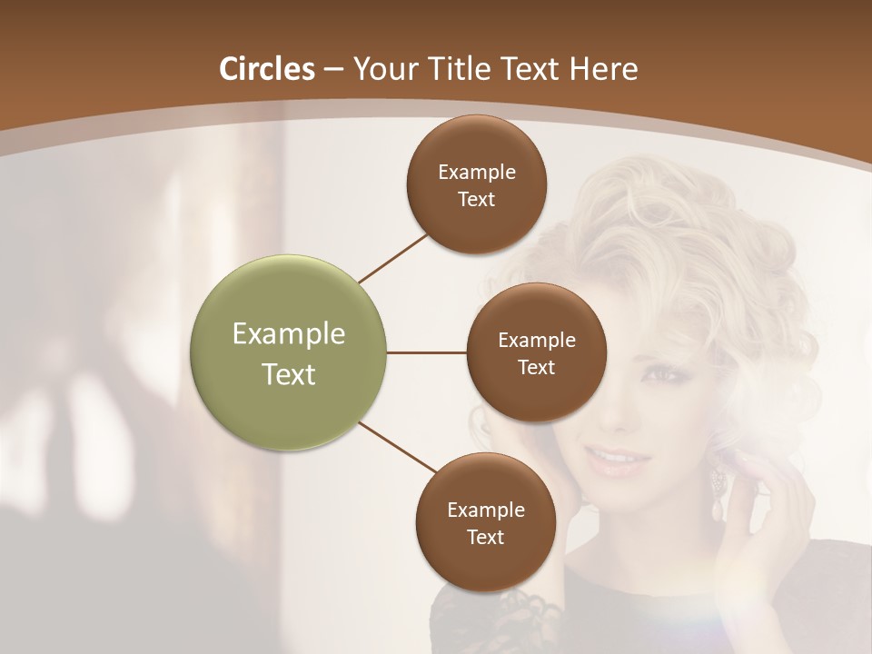 Pretty Portrait Sensuality PowerPoint Template