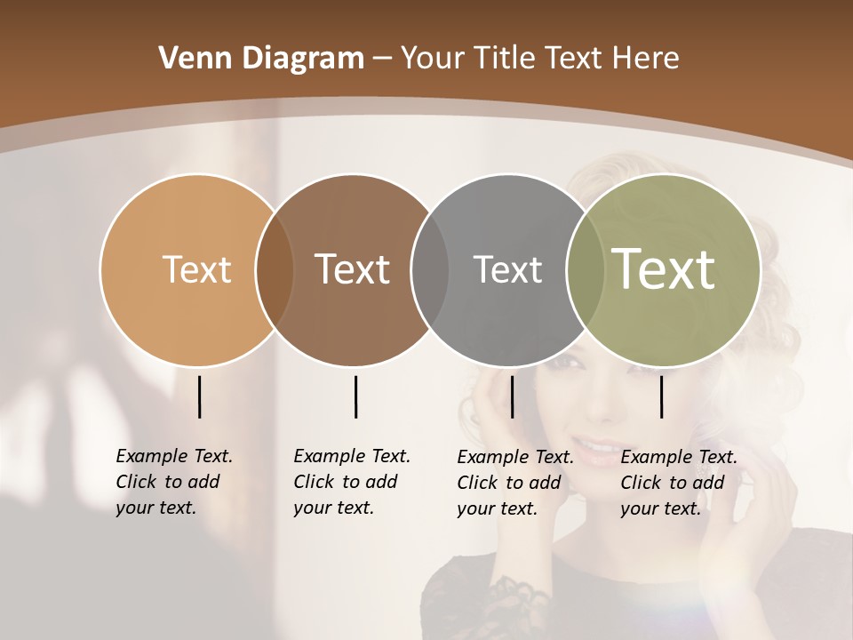 Pretty Portrait Sensuality PowerPoint Template