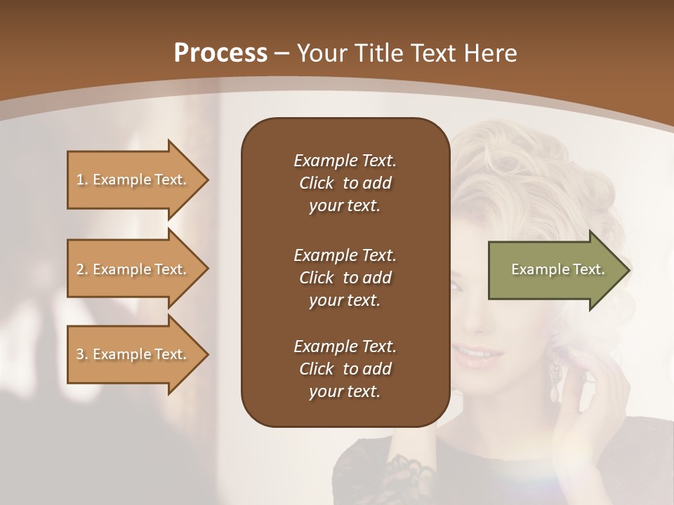 Pretty Portrait Sensuality PowerPoint Template