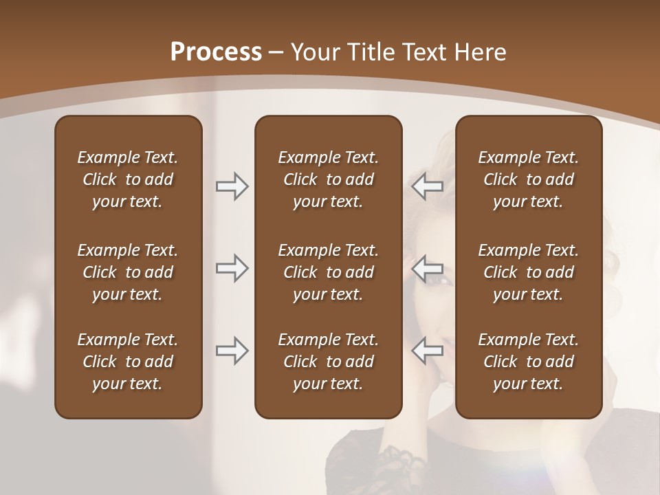 Pretty Portrait Sensuality PowerPoint Template