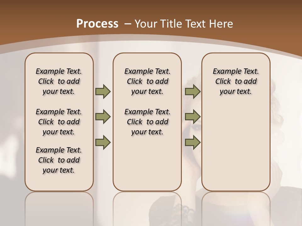 Pretty Portrait Sensuality PowerPoint Template