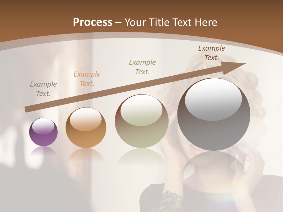 Pretty Portrait Sensuality PowerPoint Template