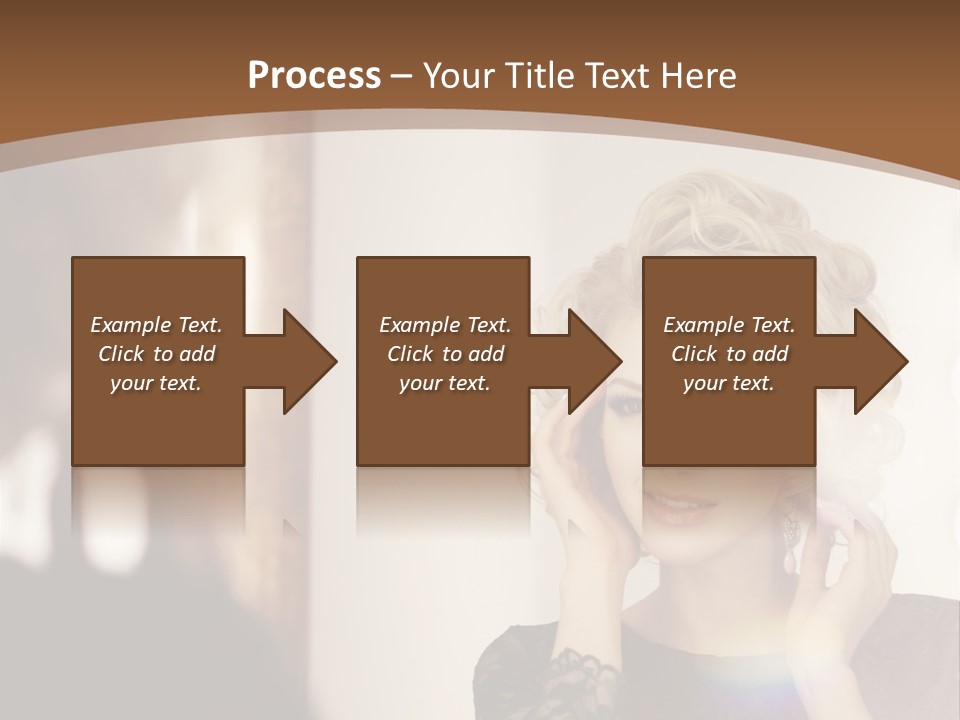 Pretty Portrait Sensuality PowerPoint Template