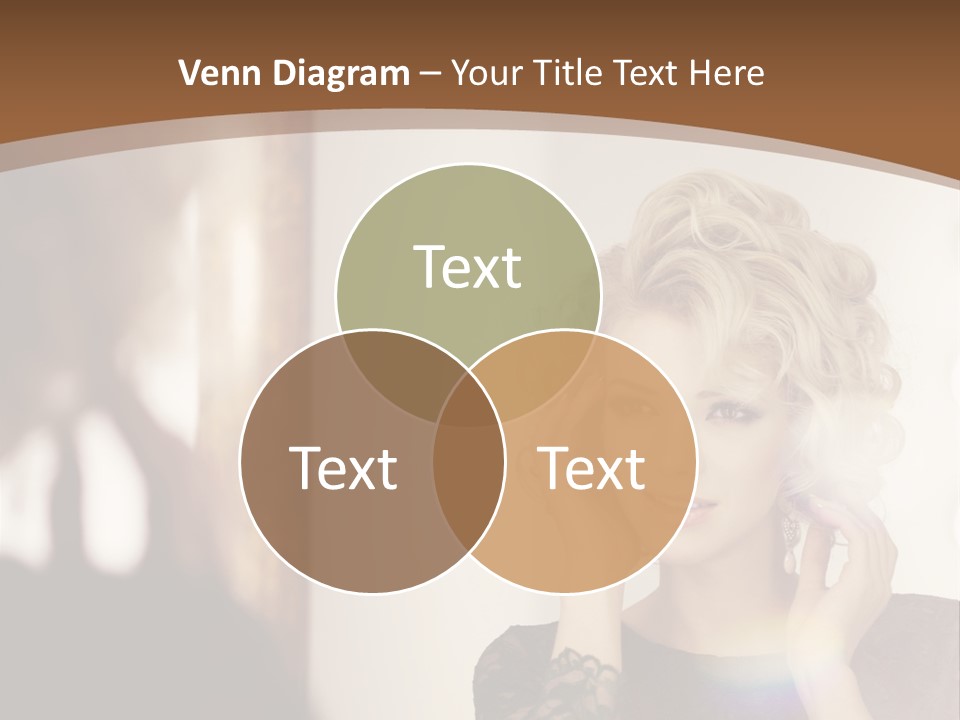 Pretty Portrait Sensuality PowerPoint Template