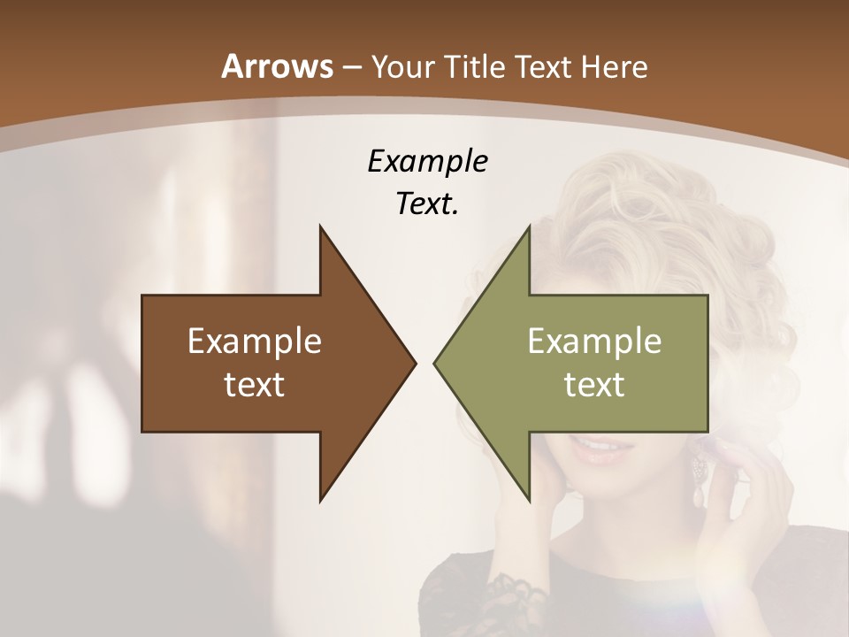 Pretty Portrait Sensuality PowerPoint Template