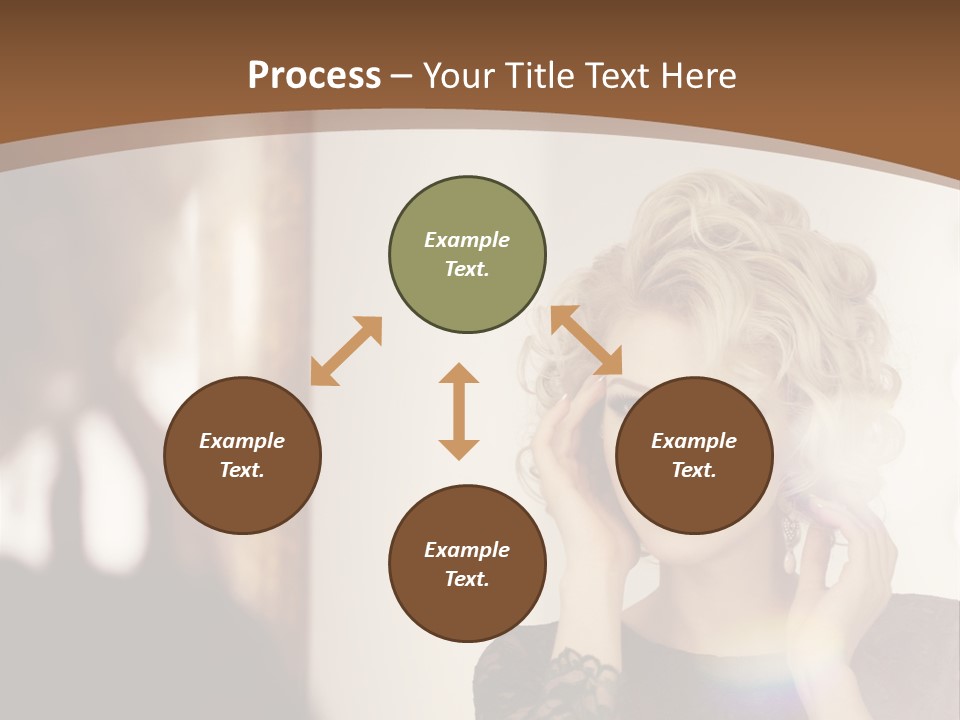 Pretty Portrait Sensuality PowerPoint Template